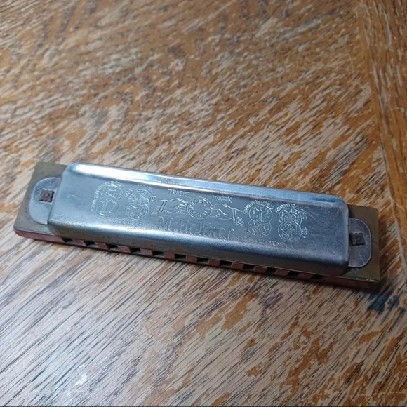 VINTAGE M. HOHNER MARINE BAND 14 Hole HARMONICA sold as is - Picture 1 of 5